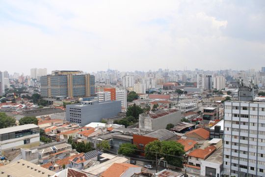 Vista da Sala de apartamento à venda com 1 quarto, 34m² em Mooca, São Paulo