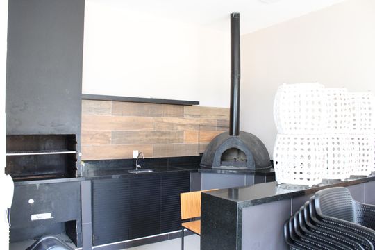 Área comum - Churrasqueira de apartamento à venda com 1 quarto, 34m² em Mooca, São Paulo
