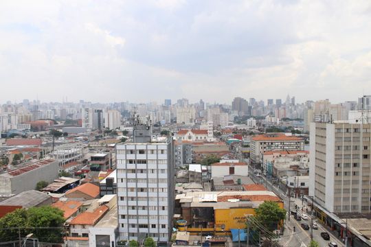 Vista da Sala de apartamento à venda com 1 quarto, 34m² em Mooca, São Paulo