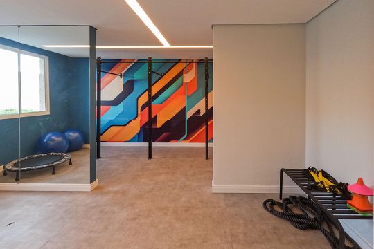 Área comum de apartamento para alugar com 2 quartos, 42m² em Vila Brasilandia, São Paulo