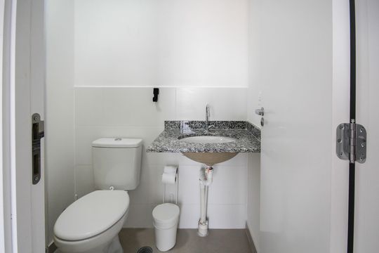Banheiro Social de apartamento para alugar com 2 quartos, 42m² em Vila Brasilandia, São Paulo