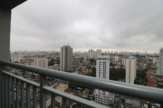 Varanda da Sala de apartamento à venda com 2 quartos, 48m² em Jardim Independência (são Paulo), São Paulo