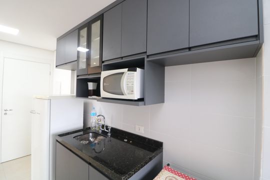 Cozinha de apartamento à venda com 2 quartos, 48m² em Jardim Independência (são Paulo), São Paulo