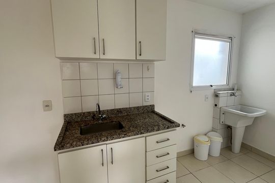 Cozinha de apartamento à venda com 3 quartos, 76m² em Jardim Santa Genebra, Campinas