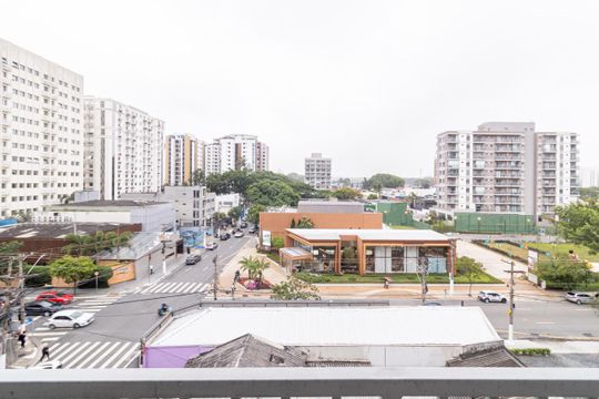 Varanda do Studio de kitnet/studio para alugar com 1 quarto, 25m² em Indianópolis, São Paulo