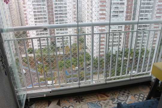 Varanda de apartamento à venda com 2 quartos, 58m² em Cerâmica, São Caetano do Sul