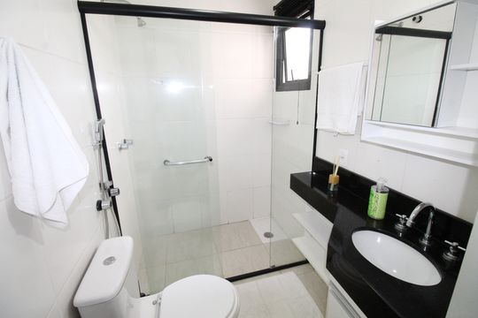 Banheiro de apartamento para alugar com 1 quarto, 52m² em Jardim Aparecida, São José dos Campos