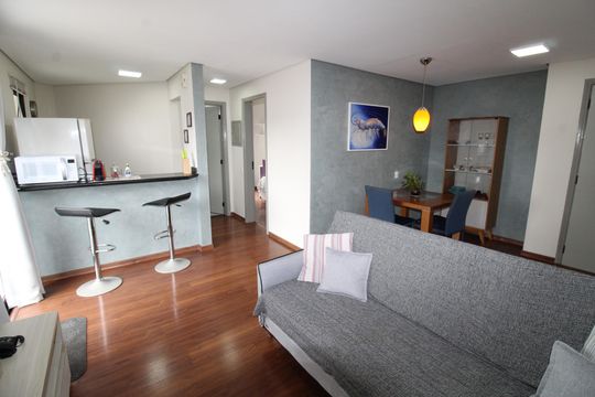 Sala de apartamento para alugar com 1 quarto, 52m² em Jardim Aparecida, São José dos Campos