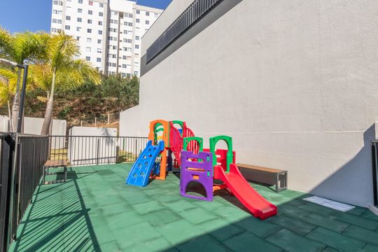 Área comum - Playground de apartamento à venda com 2 quartos, 59m² em Estoril, Belo Horizonte