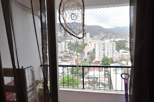 Varanda Sala de apartamento à venda com 2 quartos, 45m² em Lins de Vasconcelos, Rio de Janeiro