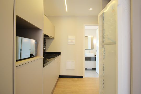 Cozinha de kitnet/studio para alugar com 1 quarto, 38m² em Vila Gomes Cardim, São Paulo