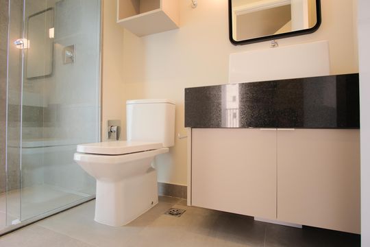 Banheiro Social de kitnet/studio para alugar com 1 quarto, 38m² em Vila Gomes Cardim, São Paulo