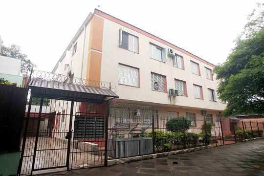 Fachada de apartamento à venda com 1 quarto, 45m² em Azenha, Porto Alegre