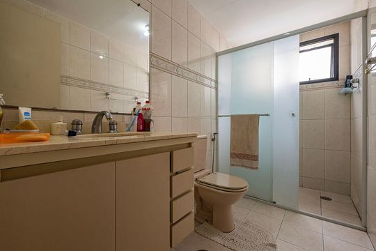 Banheiro da Suíte de apartamento à venda com 1 quarto, 70m² em Paraíso, São Paulo