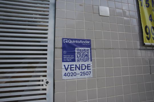 Placa de apartamento à venda com 1 quarto, 40m² em Buritis, Belo Horizonte