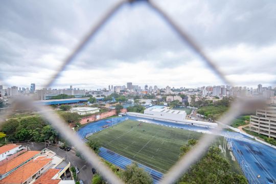 Sala vista  de apartamento para alugar com 2 quartos, 35m² em Jardim Promissão, São Paulo