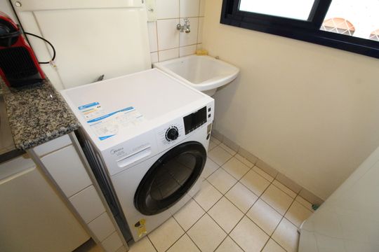 Área de Serviço de apartamento para alugar com 1 quarto, 45m² em Jardim Esplanada, São José dos Campos