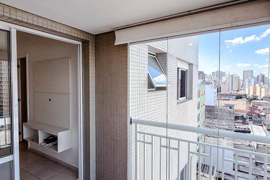 Varanda da Sala de kitnet/studio para alugar com 1 quarto, 43m² em Aclimação, São Paulo