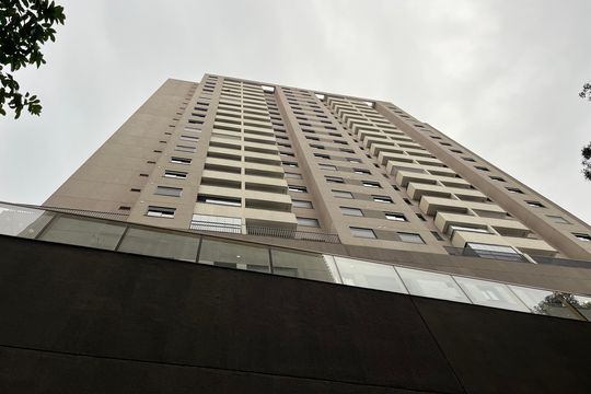 Fachada do Prédio de kitnet/studio para alugar com 1 quarto, 40m² em Barra Funda, São Paulo