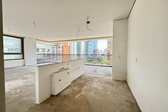Cozinha de apartamento à venda com 3 quartos, 191m² em Vila Nova Conceição, São Paulo