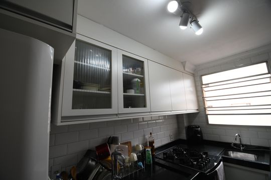 Cozinha de apartamento à venda com 3 quartos, 72m² em Vila Industrial (campinas), Campinas