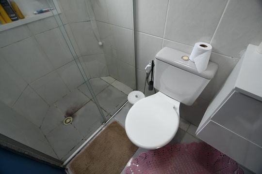 Banheiro Suíte de apartamento à venda com 3 quartos, 72m² em Vila Industrial (campinas), Campinas