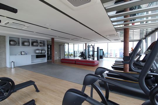 Área Comum - Academia de kitnet/studio à venda com 1 quarto, 45m² em Indianópolis, São Paulo