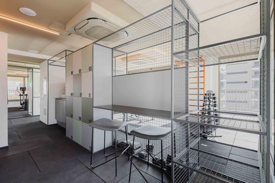 Área comum de kitnet/studio para alugar com 1 quarto, 20m² em Cerqueira César, São Paulo