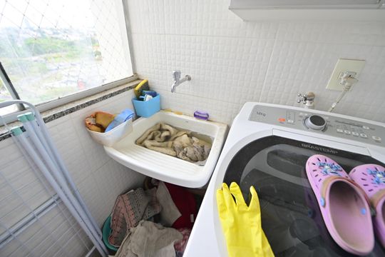 Área de Serviço de apartamento para alugar com 3 quartos, 81m² em Jardim Goiás, Goiânia