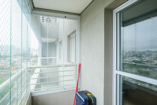 Varanda de kitnet/studio à venda com 1 quarto, 44m² em Centro, São Bernardo do Campo
