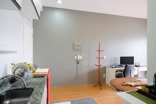 Cozinha de kitnet/studio à venda com 1 quarto, 44m² em Centro, São Bernardo do Campo