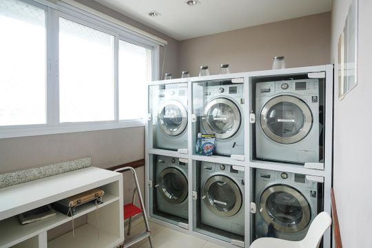 Lavanderia de kitnet/studio à venda com 1 quarto, 44m² em Centro, São Bernardo do Campo