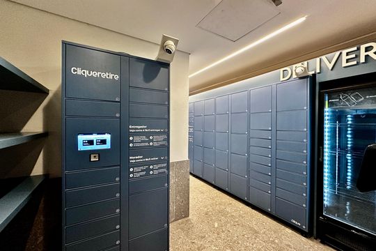 Área comum de apartamento para alugar com 2 quartos, 41m² em Santo Amaro, São Paulo