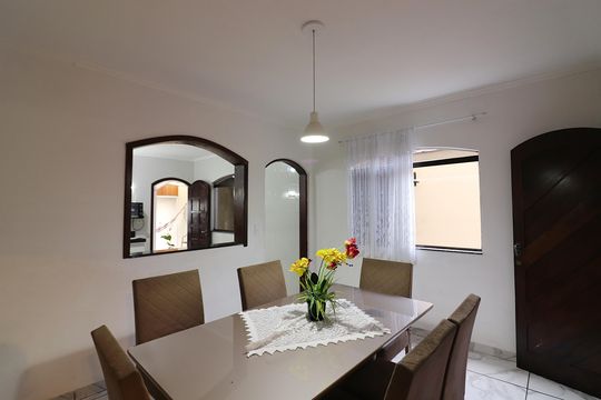 Sala de Jantar de casa à venda com 3 quartos, 382m² em Jardim Trieste, São Bernardo do Campo