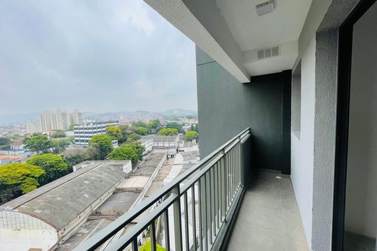 Varanda da Sala de apartamento à venda com 2 quartos, 59m² em Vila Rosalia, Guarulhos