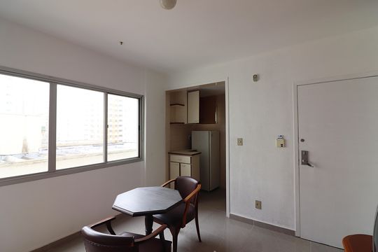 Sala de apartamento para alugar com 1 quarto, 40m² em Centro, São Bernardo do Campo