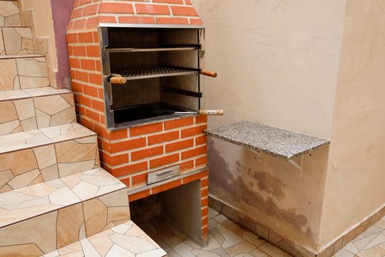 Área comum - Churrasqueira de casa para alugar com 2 quartos, 45m² em Jardim Primavera, Osasco