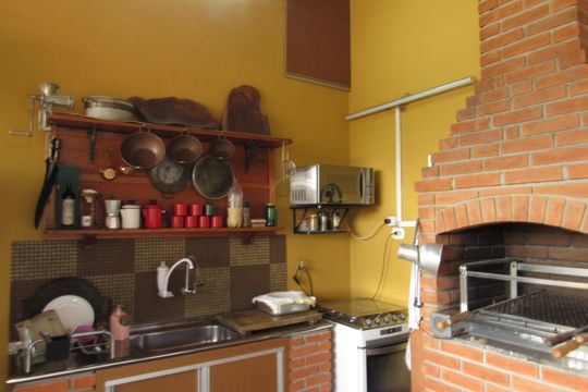 Área gourmet de casa à venda com 4 quartos, 245m² em São Pedro, Osasco