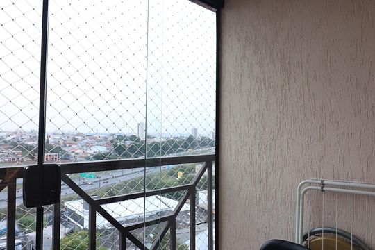 Sala Sacada de apartamento à venda com 3 quartos, 78m² em Vila Euclides, São Bernardo do Campo
