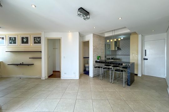 Sala de apartamento para alugar com 1 quarto, 58m² em Vila Siqueira (zona Norte), São Paulo