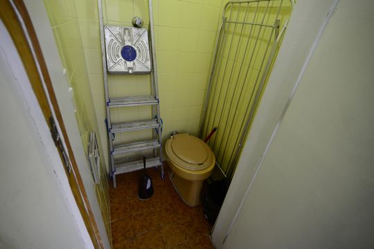 Banheiro de Serviço de apartamento à venda com 2 quartos, 96m² em Aclimação, São Paulo