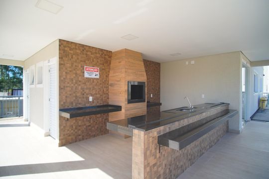 Área comum - Churrasqueira de apartamento à venda com 2 quartos, 40m² em Canudos, Novo Hamburgo
