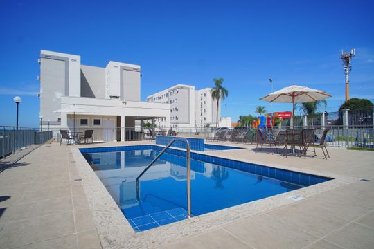 Área comum - Piscina de apartamento à venda com 2 quartos, 40m² em Canudos, Novo Hamburgo