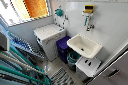 Área de Serviço de apartamento à venda com 2 quartos, 45m² em Jardim São Paulo, São Paulo