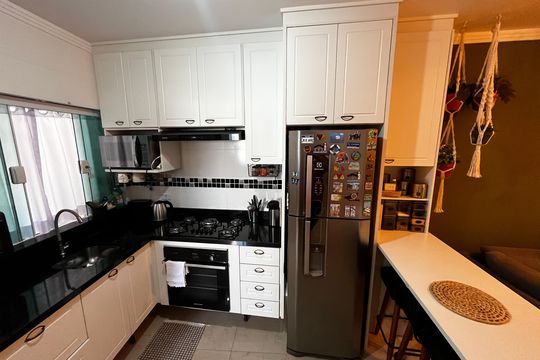 Sala/Cozinha de apartamento à venda com 2 quartos, 45m² em Jardim São Paulo, São Paulo