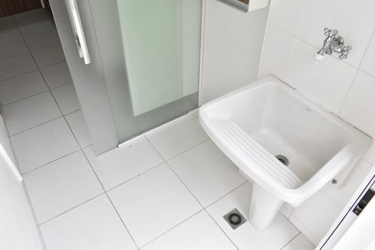Área de Serviço de apartamento para alugar com 2 quartos, 56m² em Santa Cândida, Curitiba