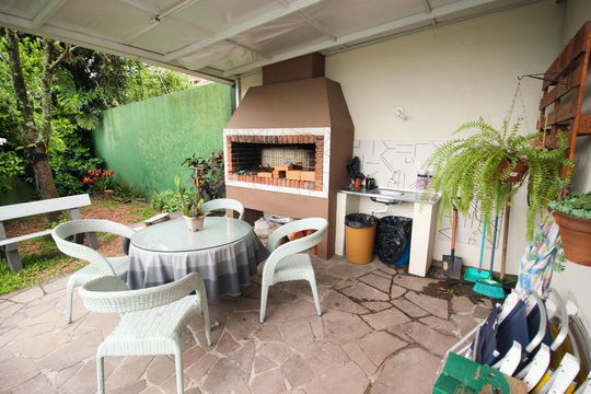 Área comum - Churrasqueira de apartamento à venda com 2 quartos, 80m² em Santa Tereza, Porto Alegre