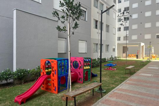 Área comum - Playground de apartamento para alugar com 2 quartos, 42m² em Barra Funda, São Paulo