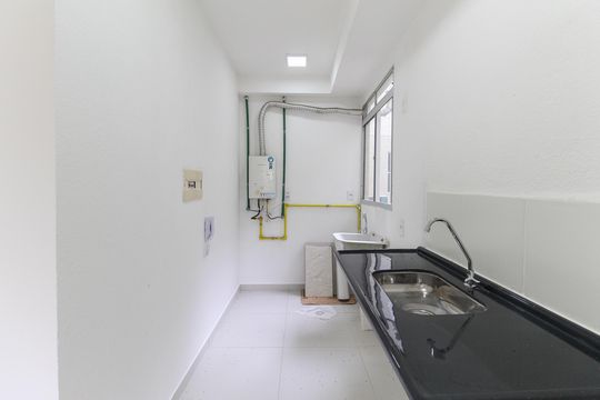 Cozinha de apartamento à venda com 2 quartos, 38m² em Colônia (zona Leste), São Paulo