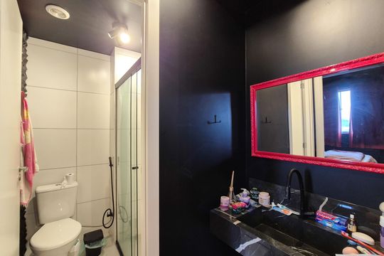 Banheiro Social de apartamento à venda com 2 quartos, 36m² em Parque Bristol, São Bernardo do Campo